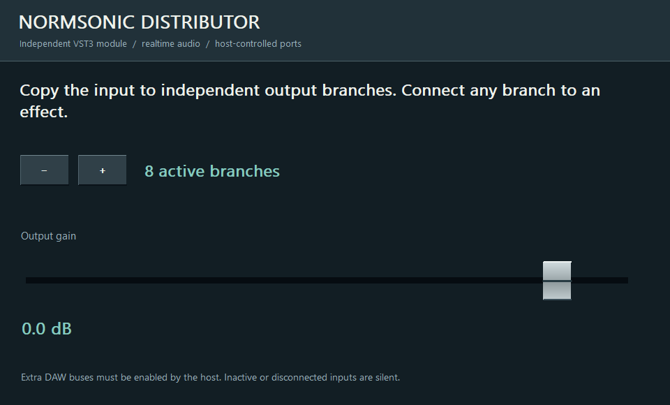 Actual native interface · NORMSONIC DISTRIBUTOR