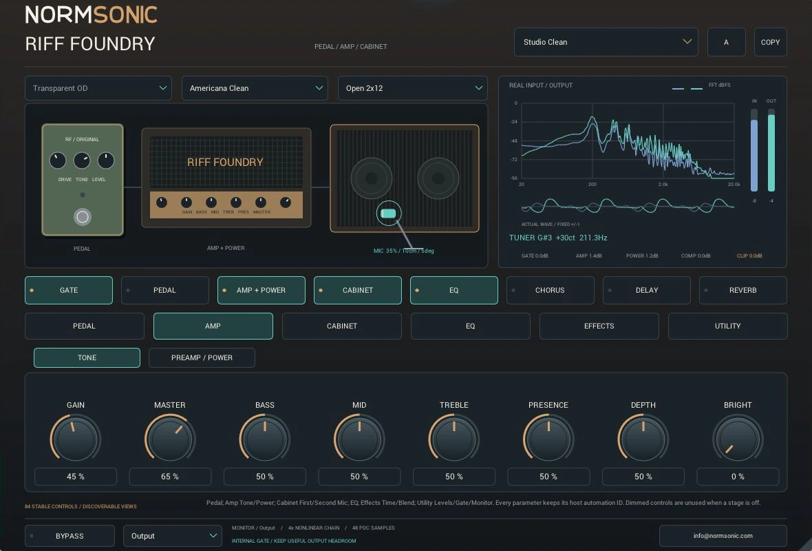 RIFF FOUNDRY Clean native interface